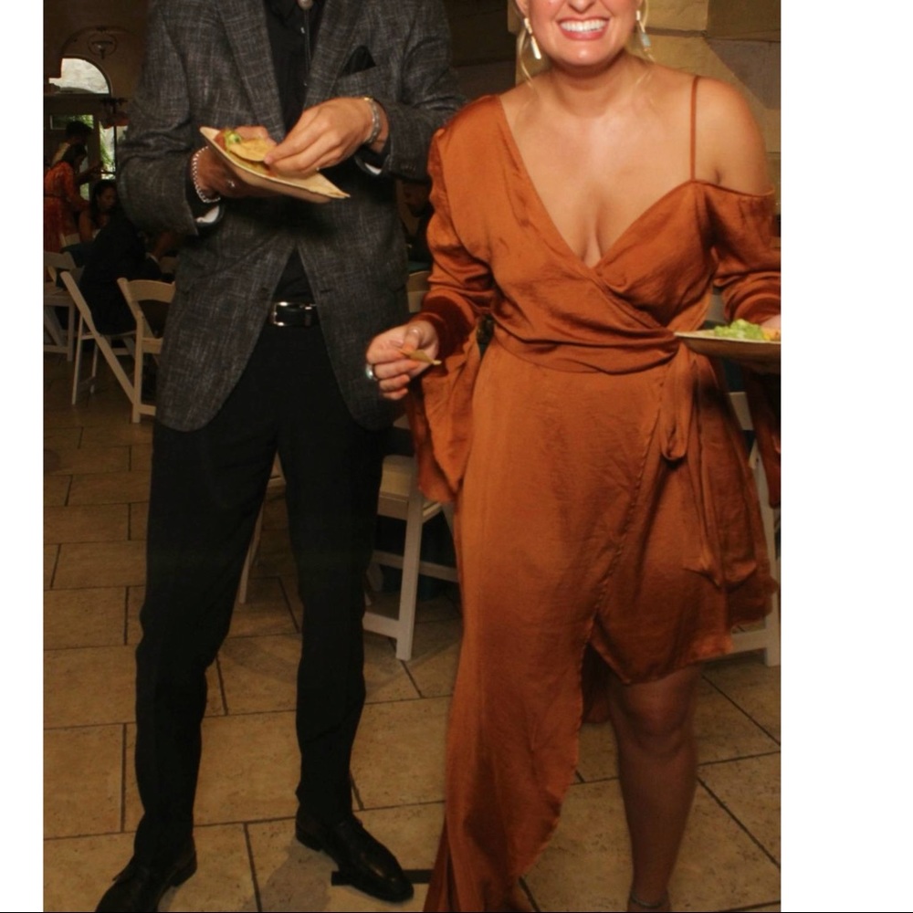 Missguided Asymmetrical Wrap Dress